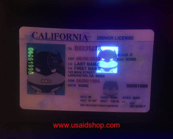 CALIFORNIA Fake IDs