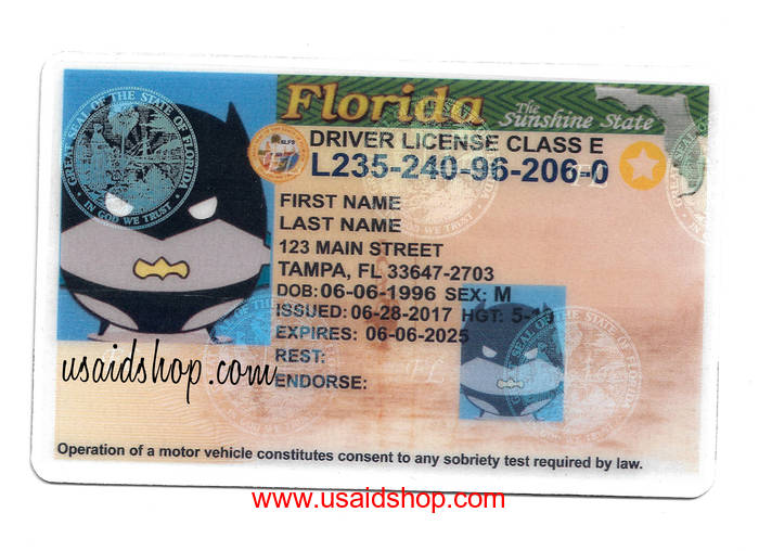 FLORIDA Fake IDs [ID-010]