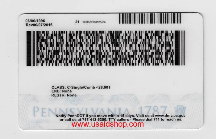 Pennsylvania Fake IDs - Click Image to Close