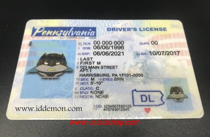 Pennsylvania Fake IDs