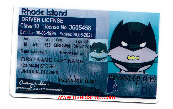 Rhode Island Fake IDs [ID-036]