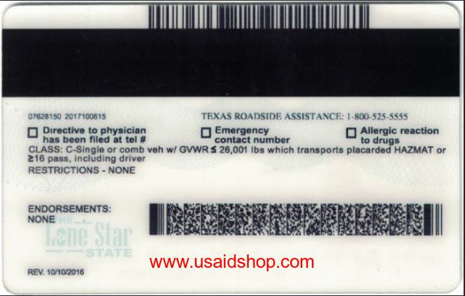TEXAS Fake IDs - Click Image to Close